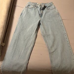 Abercrombie & Fitch Curve Love High Rise Light Blue Jeans